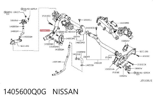  1405600Q0G Nissan/Infiniti