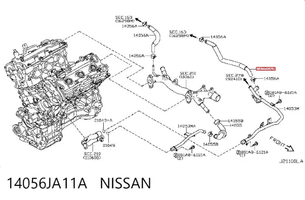  14056JA11A Nissan/Infiniti