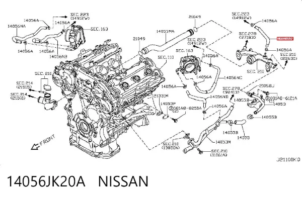  14056JK20A Nissan/Infiniti