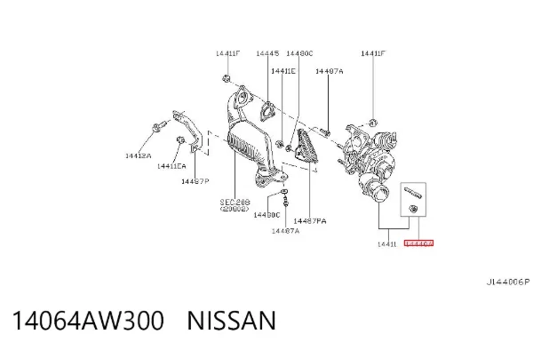  14064AW300 Nissan/Infiniti