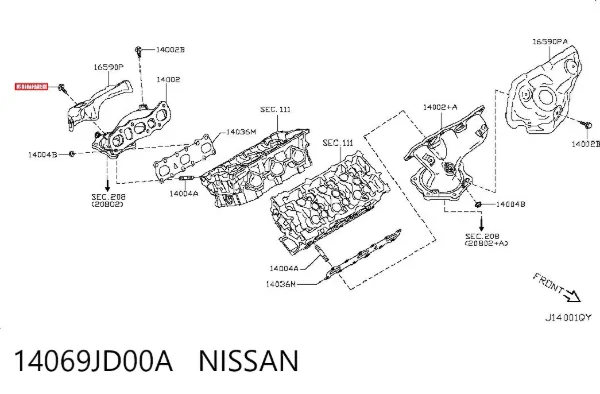  14069JD00A Nissan/Infiniti