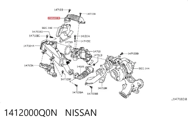  1412000Q0N Nissan/Infiniti