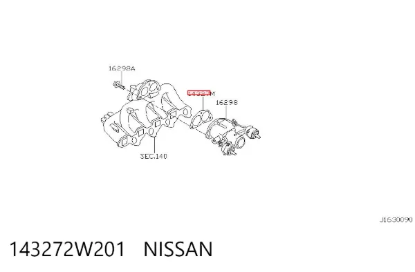 Прокладка дросельної заслінки Nissan Patrol Y61