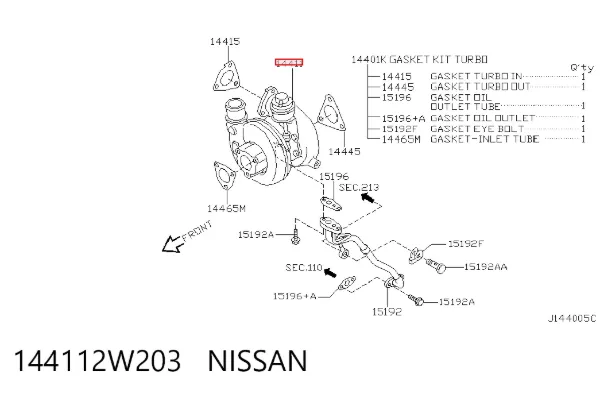 Турбіна Nissan Patrol Y61