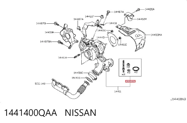  1441400QAA Nissan/Infiniti