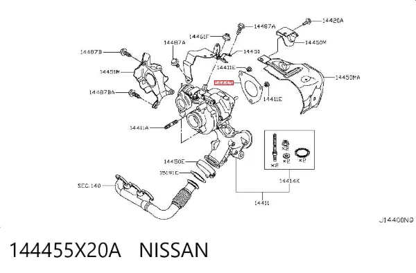  144455X20A Nissan/Infiniti