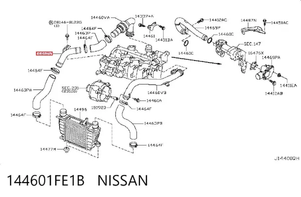  144601FE1B Nissan/Infiniti