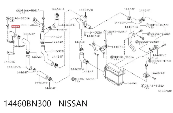  14460BN300 Nissan/Infiniti