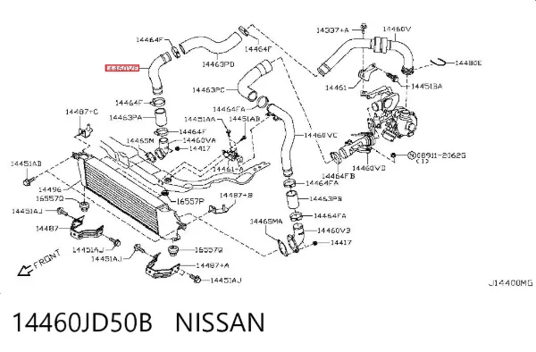  14460JD50B Nissan/Infiniti