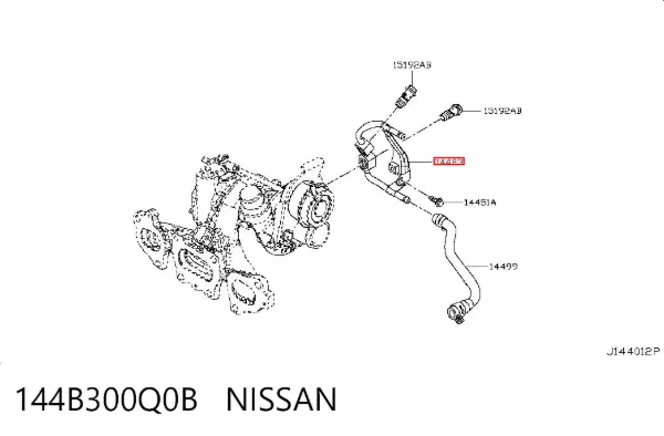  144B300Q0B Nissan/Infiniti