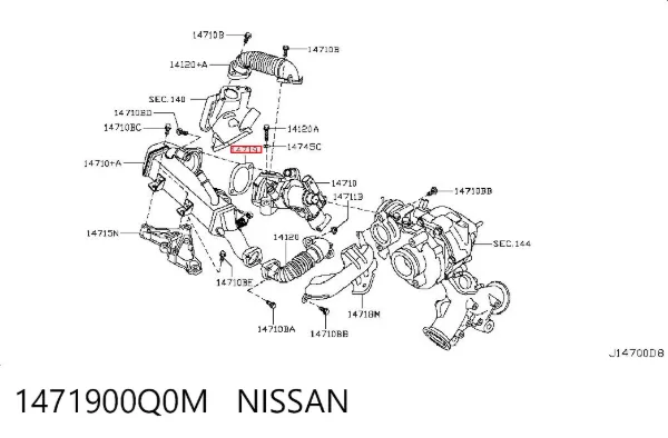  1471900Q0M Nissan/Infiniti