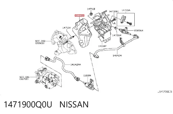  1471900Q0U Nissan/Infiniti