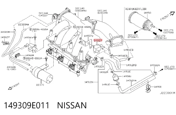  149309E011 Nissan/Infiniti