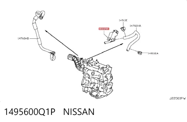  1495600Q1P Nissan/Infiniti