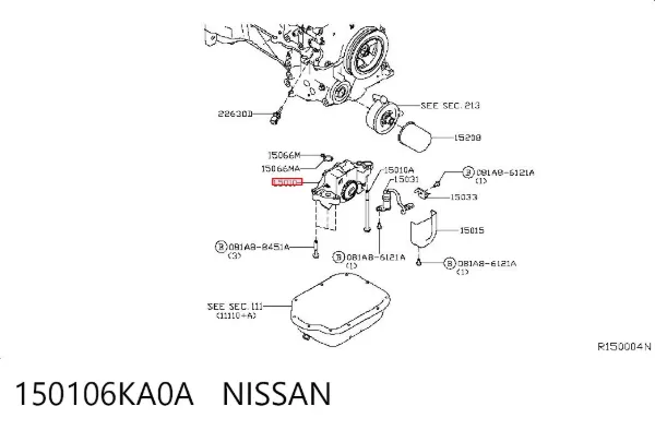  150106KA0A Nissan/Infiniti