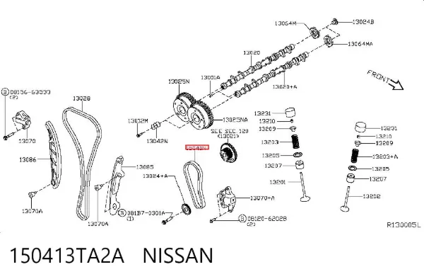 Ланцюг ГРМ 150413TA2A Nissan/Infiniti