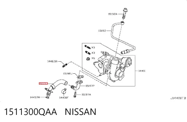  1511300QAA Nissan/Infiniti