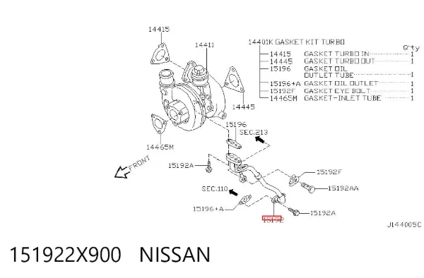  151922X900 Nissan/Infiniti