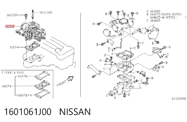  1601061J00 Nissan/Infiniti