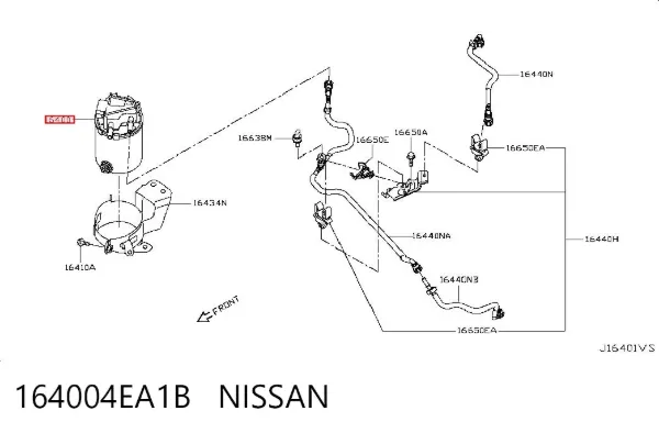 Паливний фільтр 164004EA1B Nissan/Infiniti