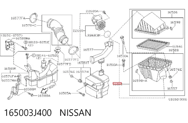  165003J400 Nissan/Infiniti