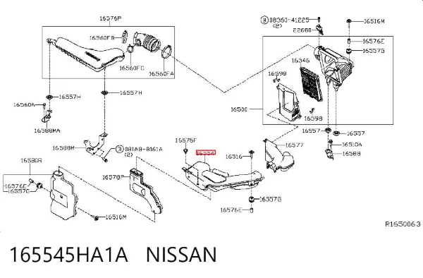  165545HA1A Nissan/Infiniti