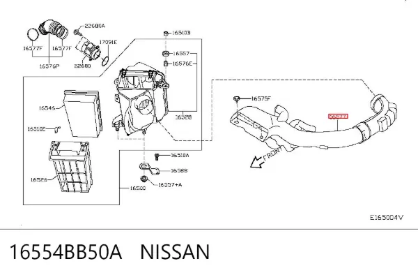  16554BB50A Nissan/Infiniti