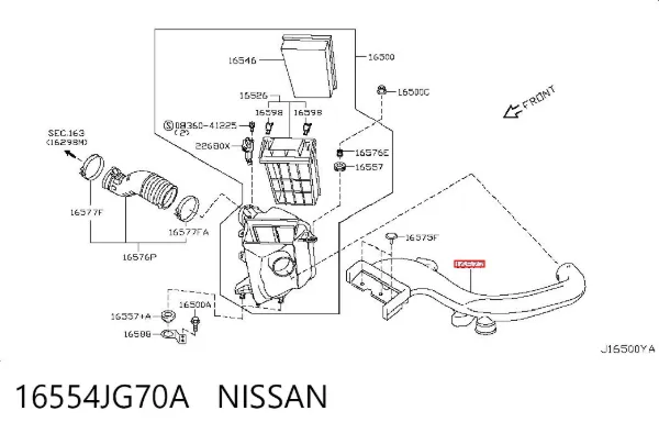  16554JG70A Nissan/Infiniti