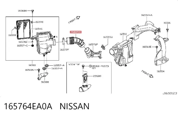  165764EA0A Nissan/Infiniti