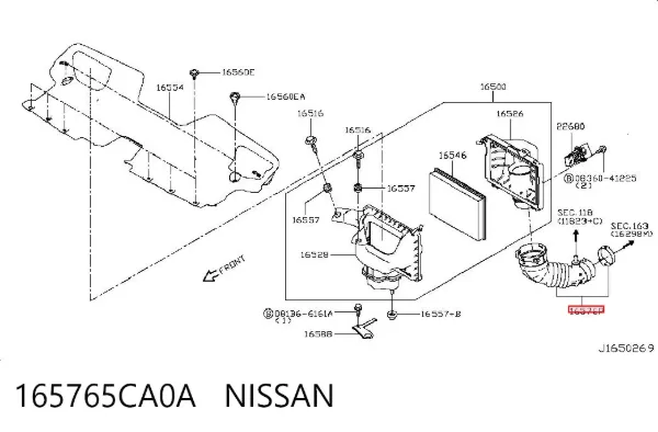  165765CA0A Nissan/Infiniti