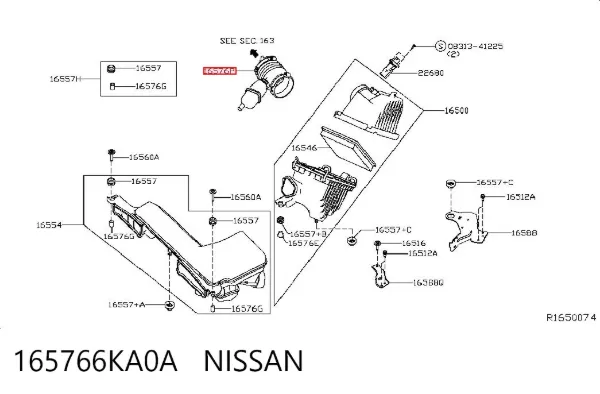  165766KA0A Nissan/Infiniti