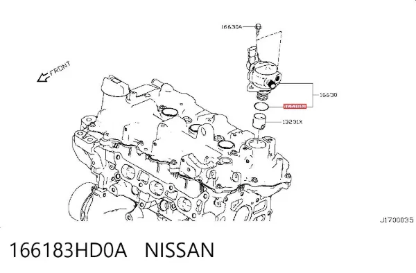  166183HD0A Nissan/Infiniti
