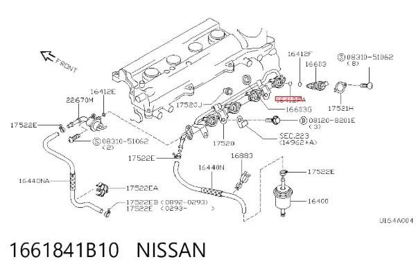  1661841B10 Nissan/Infiniti