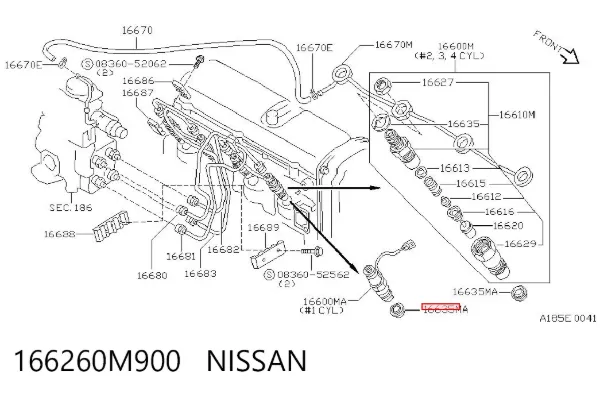 Кільце форсунки Mercedes C S202