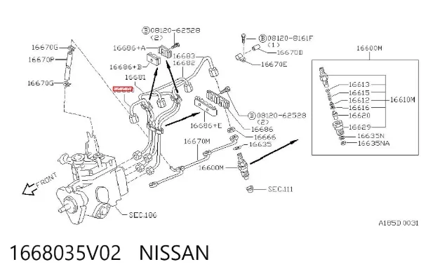  1668035V02 Nissan/Infiniti