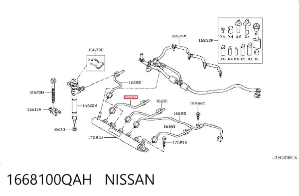  1668100QAH Nissan/Infiniti