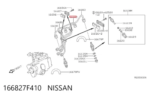  166827F410 Nissan/Infiniti