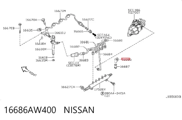  16686AW400 Nissan/Infiniti