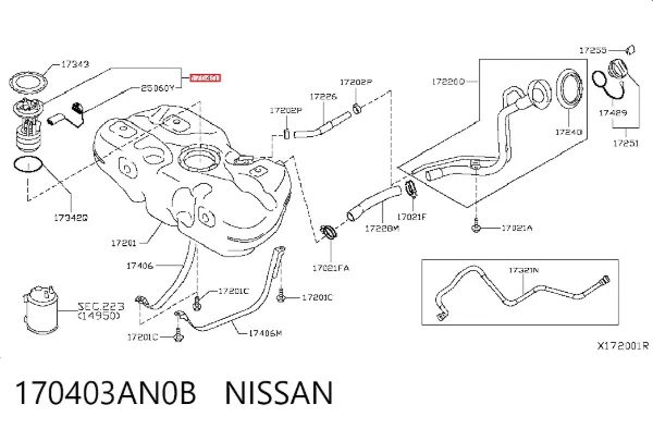  170403AN0B Nissan/Infiniti