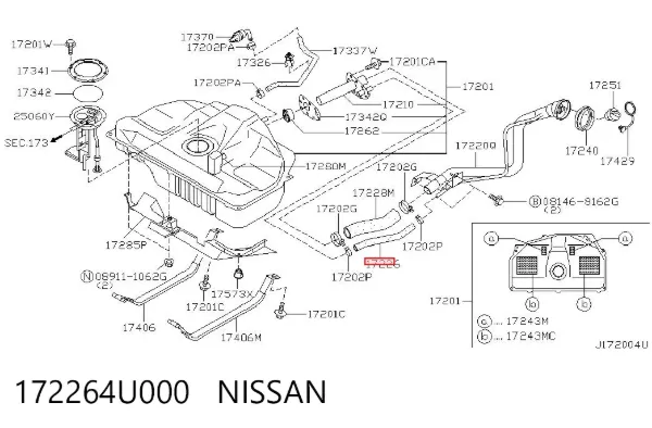  172264U000 Nissan/Infiniti