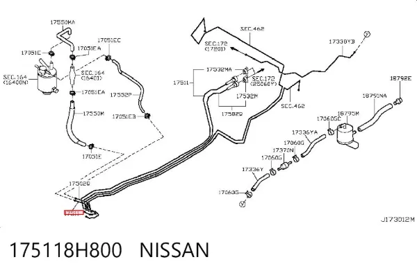 175118H800 Nissan/Infiniti