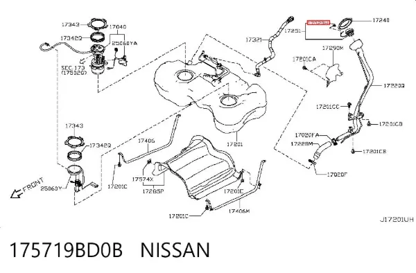  175719BD0B Nissan/Infiniti