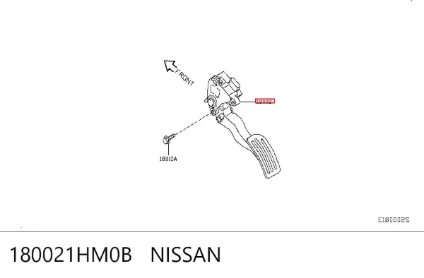 Педаль газу 180021HM0B Nissan/Infiniti