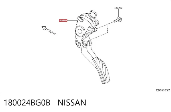 Педаль газу 180024BG0B Nissan/Infiniti