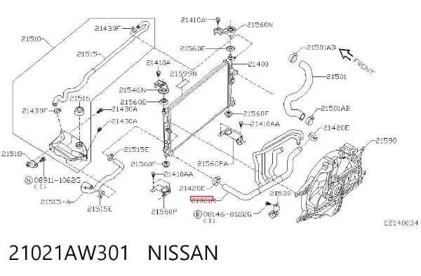  21021AW301 Nissan/Infiniti