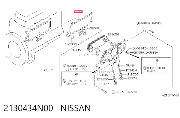  2130434N00 Nissan/Infiniti