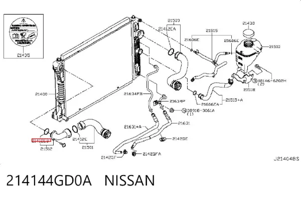  214144GD0A Nissan/Infiniti