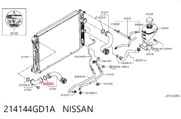  214144GD1A Nissan/Infiniti
