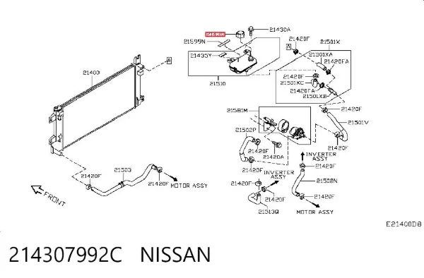 Насос ГУР 214307992C Nissan/Infiniti