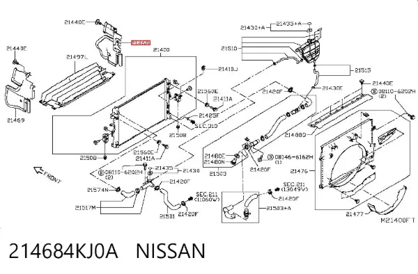  214684KJ0A Nissan/Infiniti